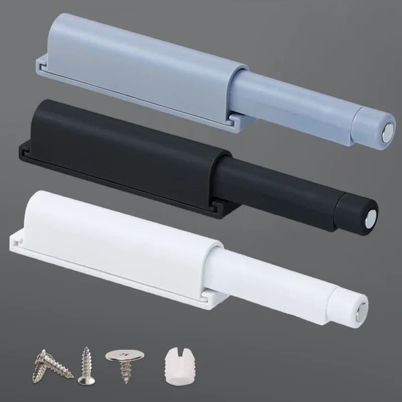 Chiusure per armadietti invisibili Spinta magnetica per aprire la porta del cassetto dell'armadio Touch Stop Serranda Fermo Touch Release Buffer Tira