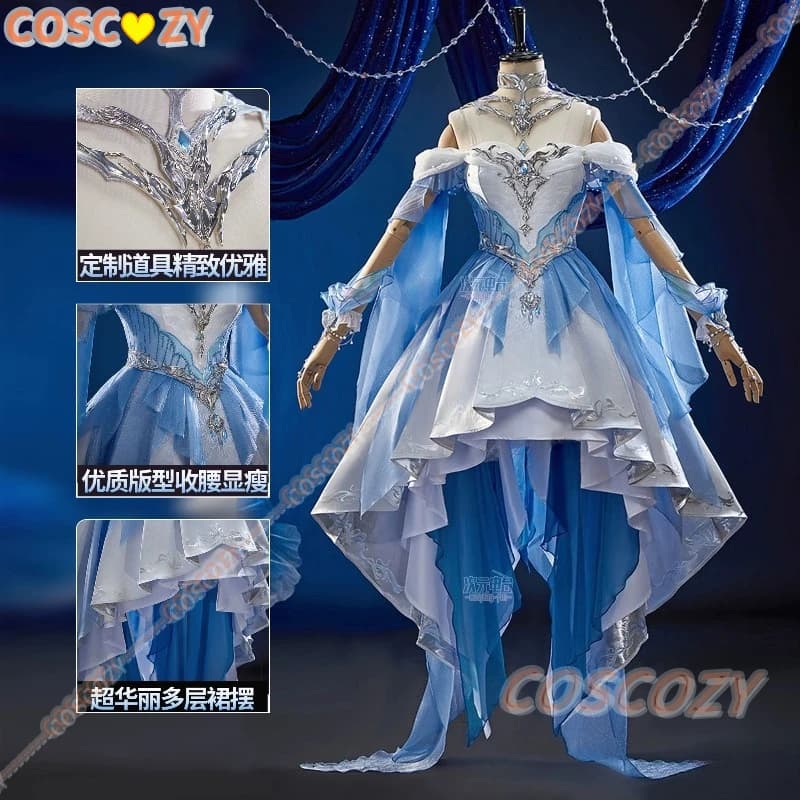 Love and Deepspace MC Accessori per costumi cosplay Abiti per coppie Sea God Prop Rafayel Abito travestimento di Halloween