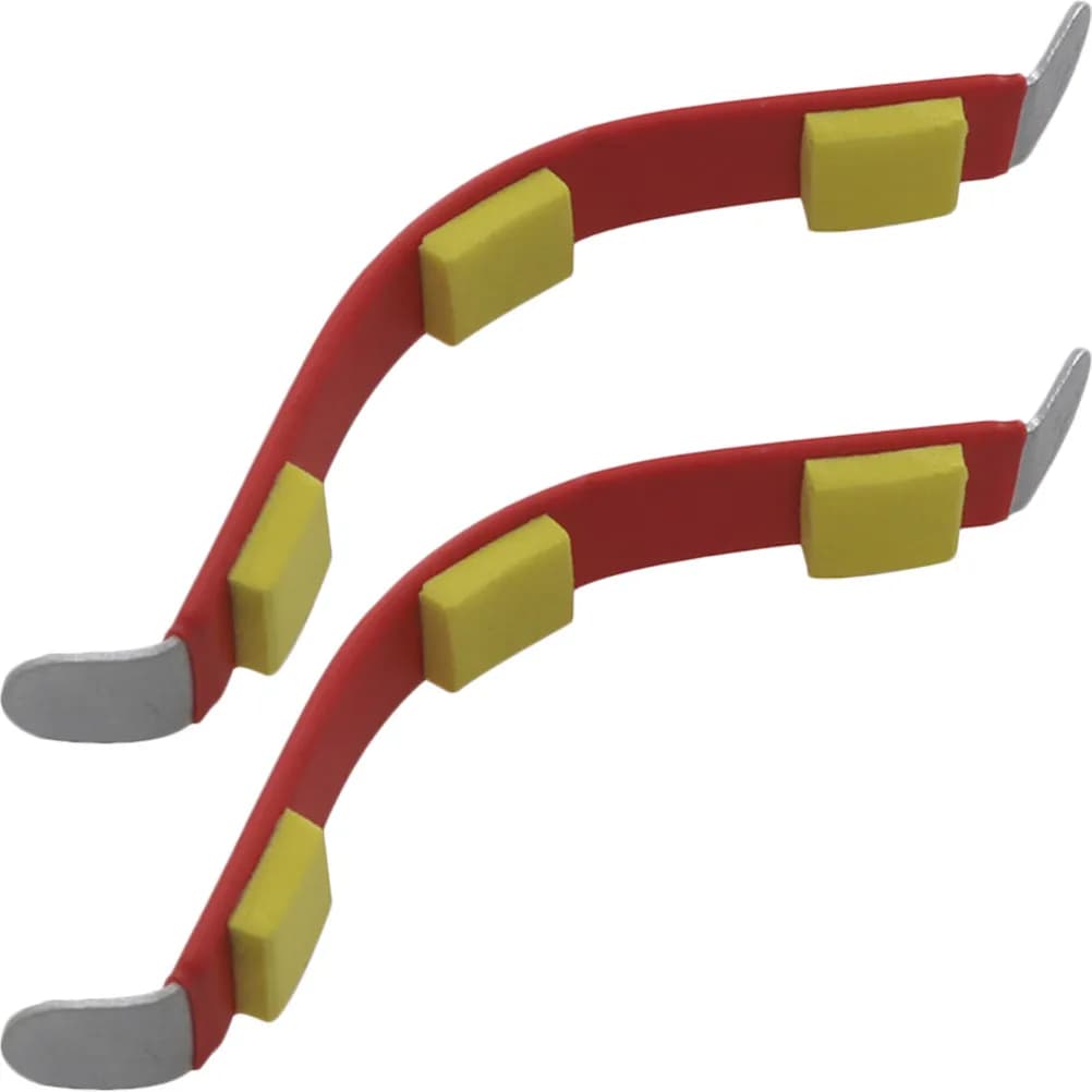Set di 2 Separatori per Corde di Chitarra in Acciaio Inox con Cuscinetti in Spugna, Strumento per Riparazione e Manutenzione di Chitarra, Basso e Ukulele