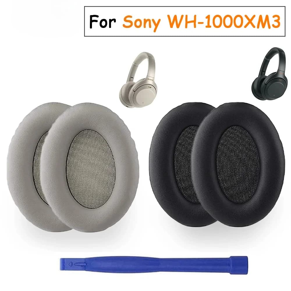 Cuscinetti auricolari di ricambio premium per Sony WH-1000XM3, morbidi cuscini in schiuma, accessori per la riparazione di cuffie con isolamento acustico