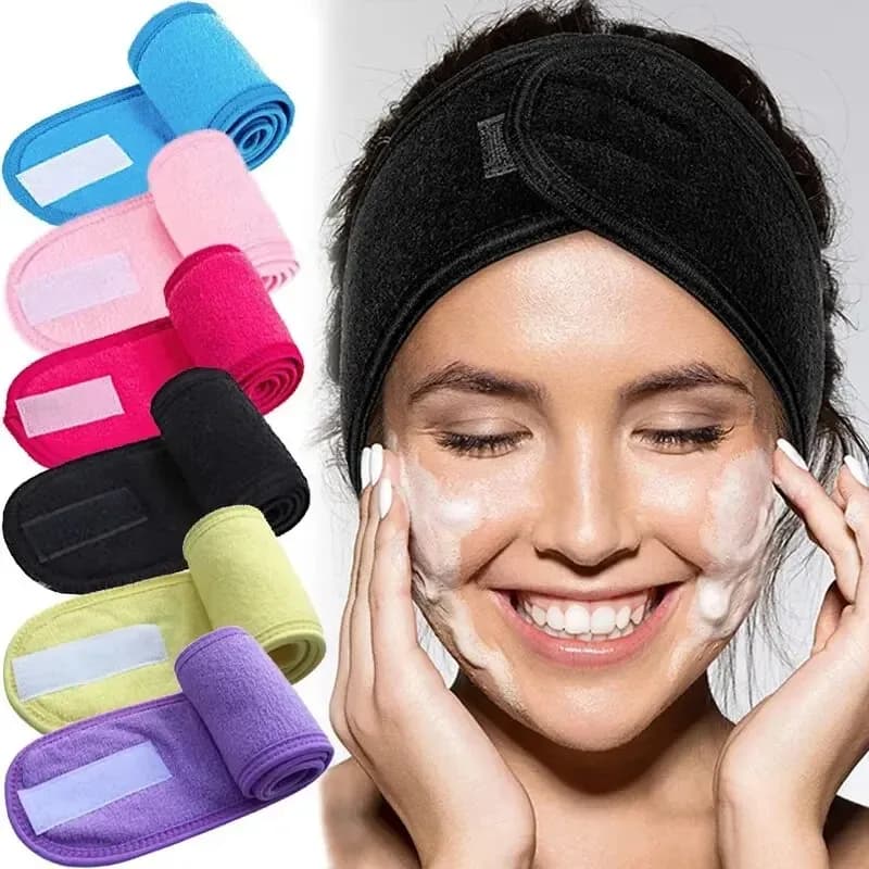 1/3/5 P cs Headbands Velcro Sports Yoga Hairbands Face Wash Makeup Double Layer Headbands Beauty Hair Straps