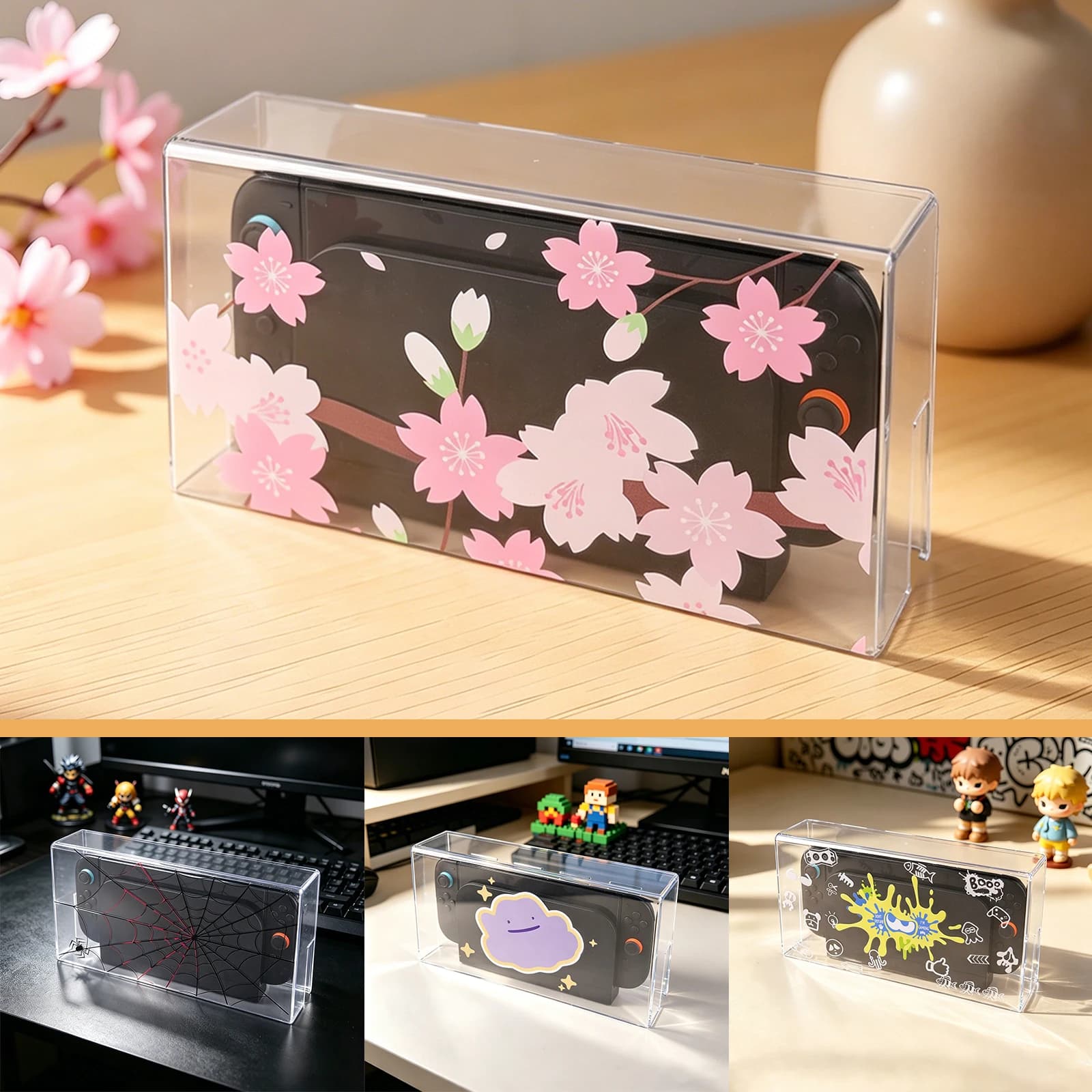 Display Box Host Copertura antipolvere per Nintendo Switch 2 Ns Console di gioco Dock Custodia protettiva Coperture rigide in acrilico Switch 2 Accessori