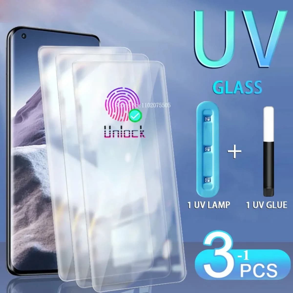 2 pezzi protezione schermo liquido UV colla completa per Samsung S22 S23 S24 S21 S20 Ultra Nota 9 10 20 S10 S8 S9 Plus vetro temperato
