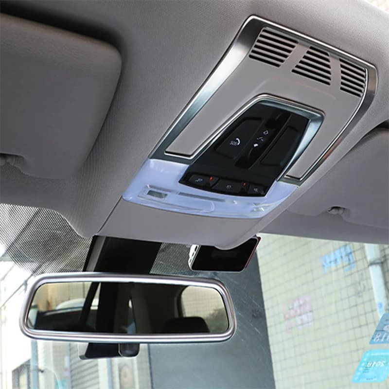 Chrome Car Styling Interni Pulsante Pannello Decorazione Della Copertura Trim Cornice Adesivo Per BMW X5 X6 F15 F16 2014-2019 Accessori Auto