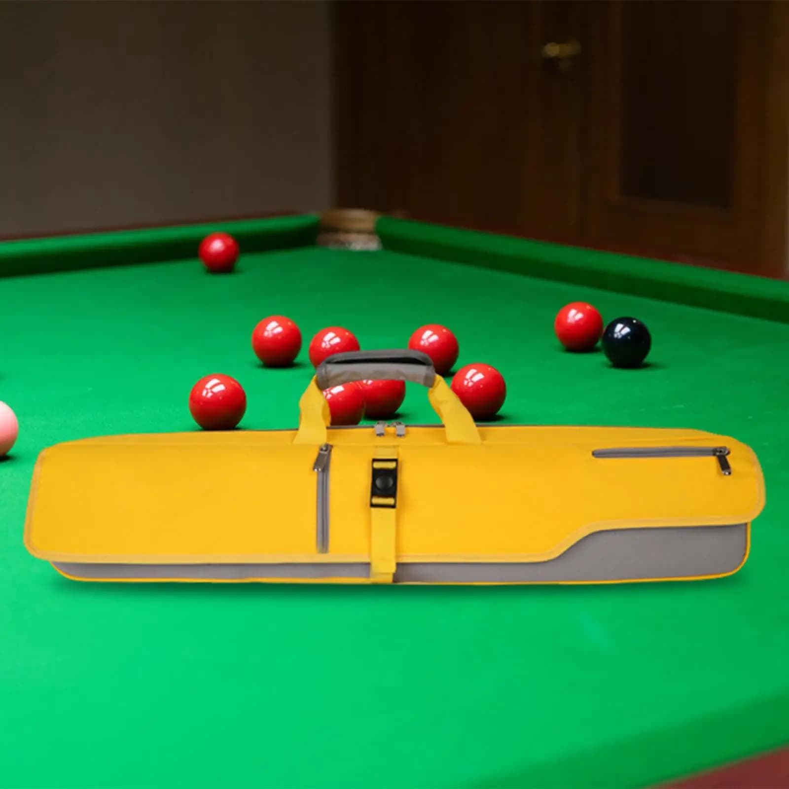 Custodia per Stecche da Biliardo, Organizzatore Resistente per 1/2 Stecche, Valigetta Impermeabile per Biliardo da Tavolo e Giochi di Biliardo