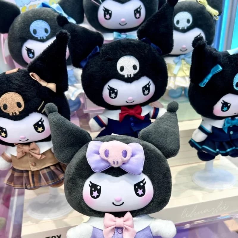 Genuine In Stock Kuromi Campus Diary Blind Box Plush Stuffed Toy Anime Periphery Figures Pendant Backpack Charm Collect Gift
