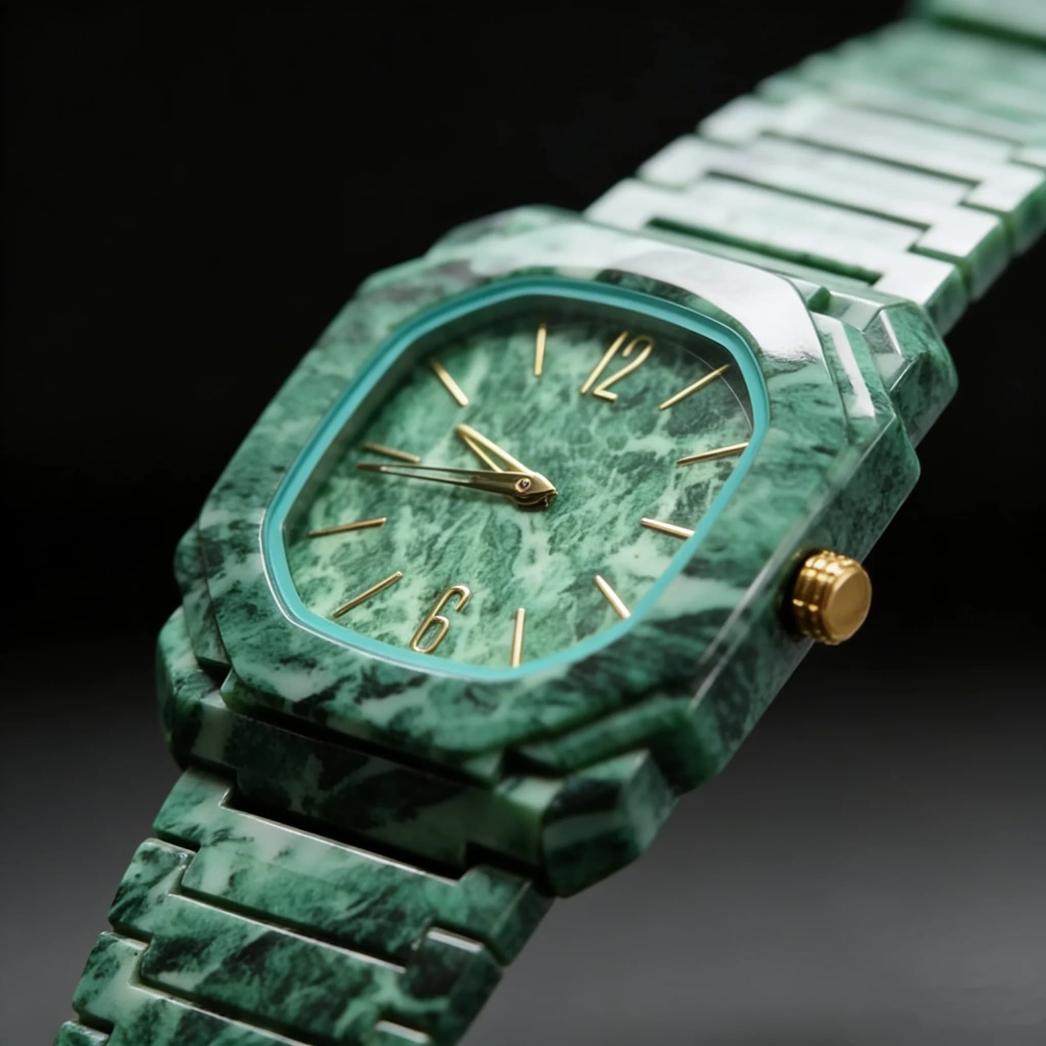 New Fashion Men's Watch, Simple and Lightweight With Plastic Case, Male Quartz Watch with Arabic Numerals, Casual Strap with Oil Drop Finish
