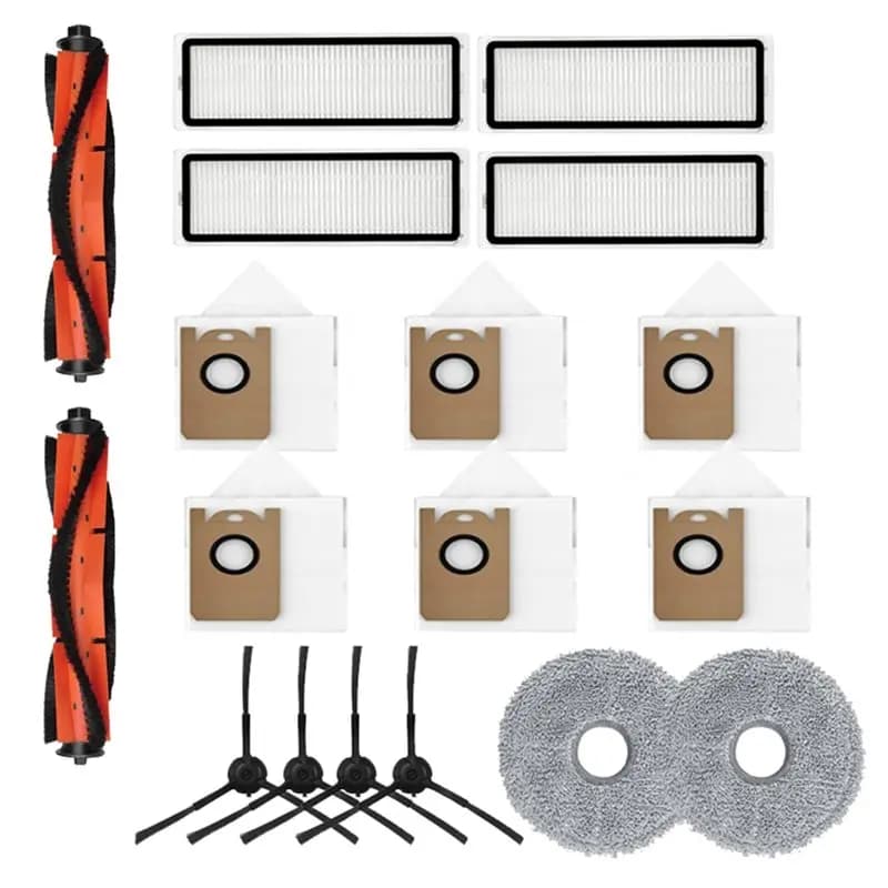 Kit di ricambio A66Z per robot aspirapolvere RV3 include sacchetti per la polvere, filtro Hepa, panno per la pulizia, accessori