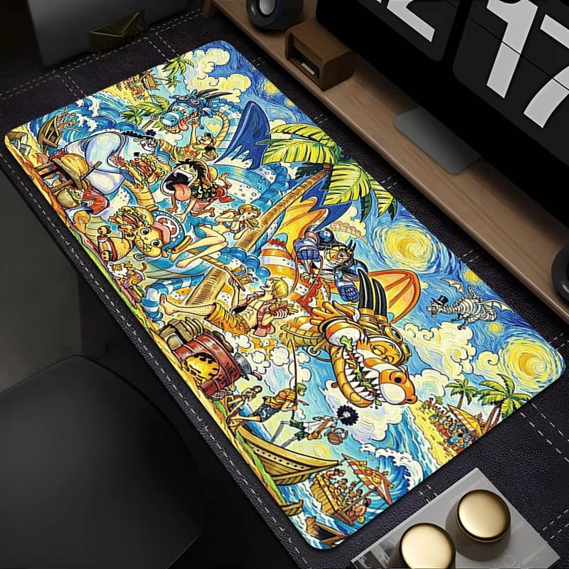 High-Quality Anime Mouse Pad one piece Office Desk Mat Gamer Computer Mousepad Gaming Accessories Keyboard Pad Large Mausepad