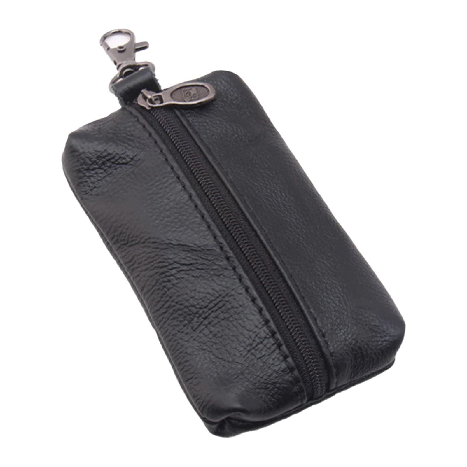 Custodia per chiavi per auto Portafogli in pelle per uomo e donna Portachiavi Borsa con cerniera Portachiavi Cover per governante per chiavi Organizer Borsa per carte Regali