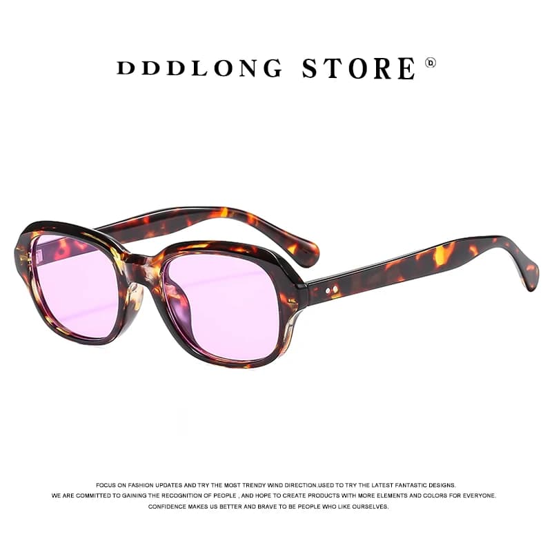 DDDLONG Retro Fashion Round Sunglasses Women Men Sun Glasses Classic Vintage UV400 Outdoor Shades D606