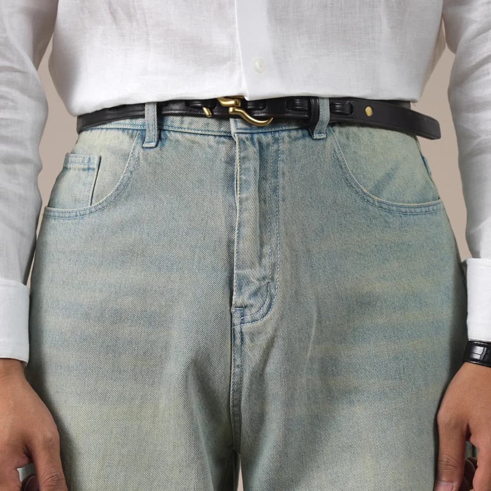 Men's Loose Wide-Leg High-Waisted Washed Versatile Casual Jeans Slim Homme Erkek Jean Pantolon Homme Jean Erkek Jean Pantolon