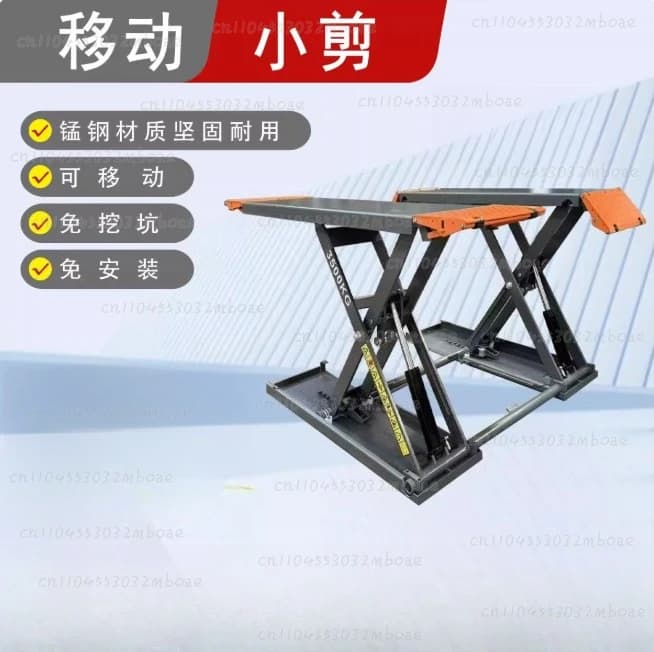 Piattaforma Elevatrice a Forbice Mobile - Piattaforma di Manutenzione Portatile per Riparazione Veicoli