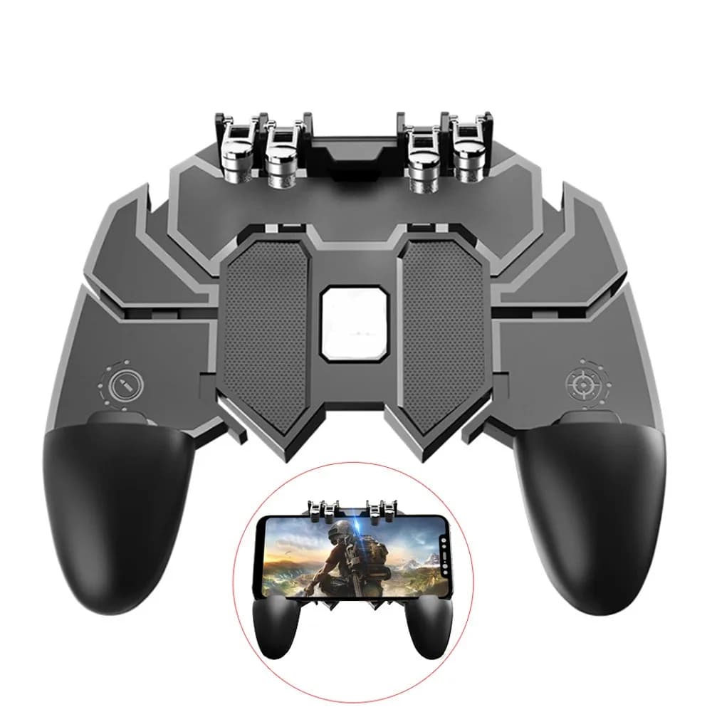 AK66 Controller PUBG mobile Gamepad con funzionamento a sei 6 dita Joystick con pulsante trigger per sparatutto per telefono cellulare