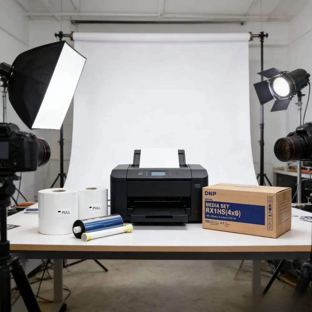 Carta Fotografica per Sublimazione 4x6 per Stampante DS-RX1HS, 700 Stampe per Rotolo, Confezione da 2 Rotoli
