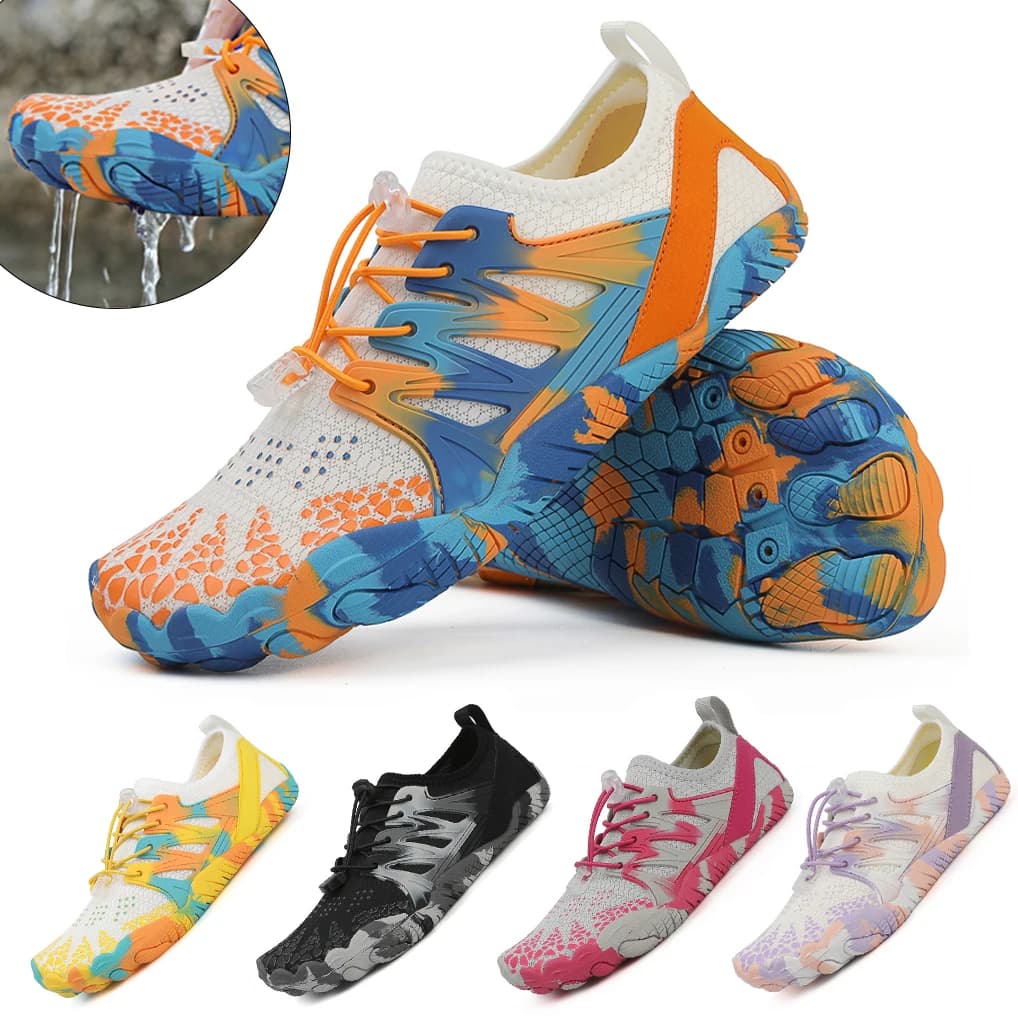 Nuove scarpe da acqua a monte ad asciugatura rapida scarpe da spiaggia da nuoto Unisex scarpe da ginnastica sportive da palestra antiscivolo scarpe da Trekking da Wading 35-46