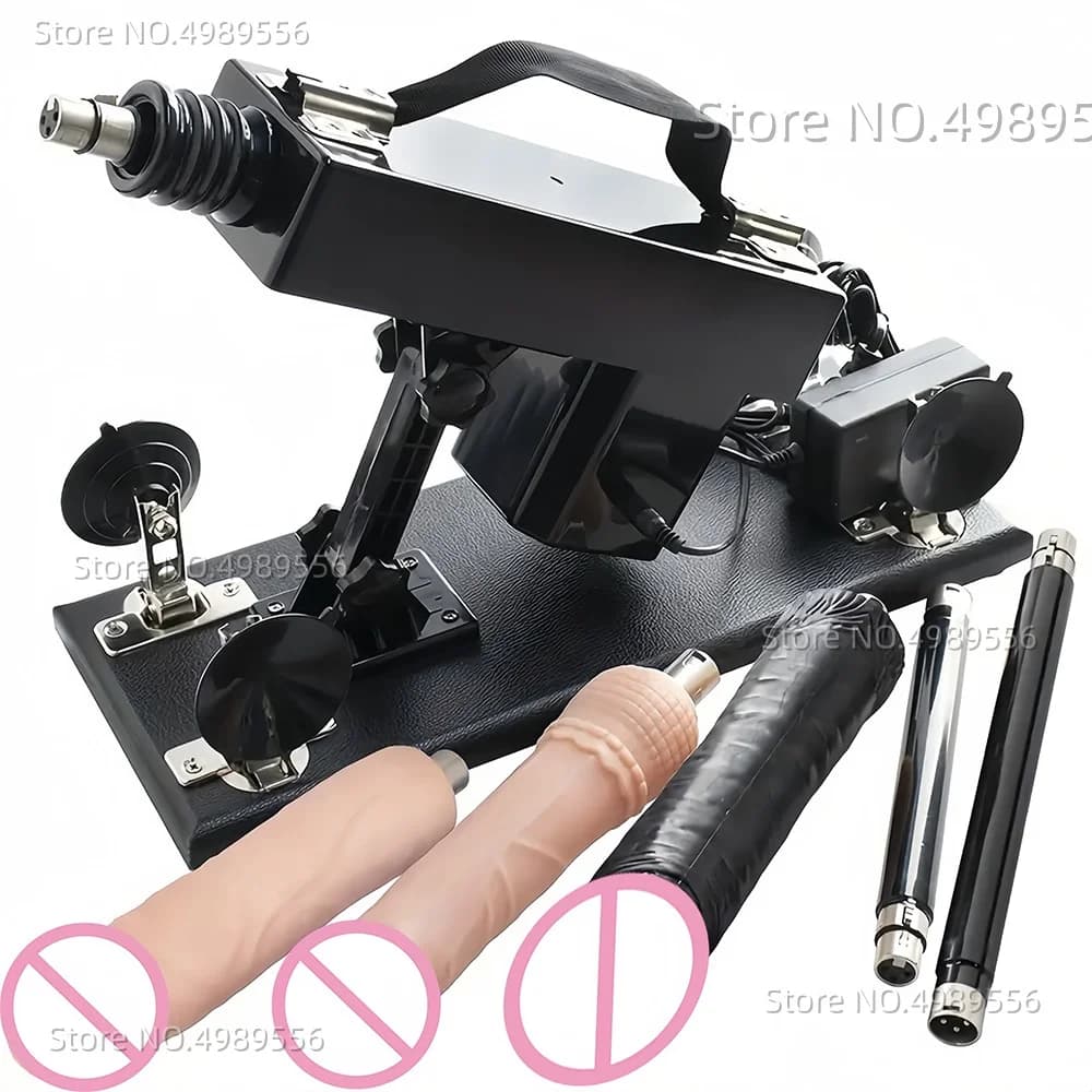 Shipping from America: Automatic Sex Machine, Big Dildo in Pistola, Toy Anal and Vaginal, Massage for Women, Massage Guns for Intime Zone, Dildo