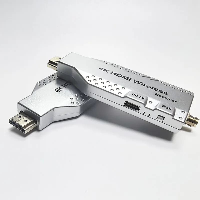 4K wireless transmitter receiver for HDMI video extender for camera, laptop, PC, TV projector, share meetings