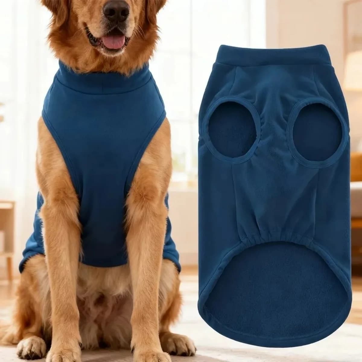 Cozy Solid Color Dog Sweater Soft Rug washing Lightweight Dog Clothes Stretchy Pullover Dog for Small Medium Large Dogs