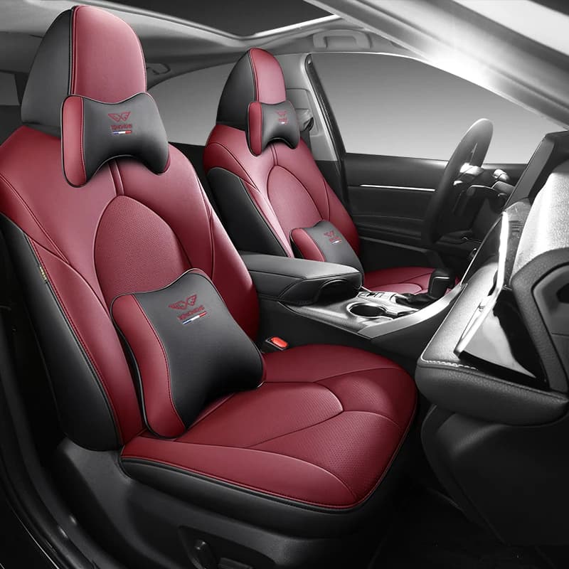 High-Grade Car Special Seat Covers For Toyota Camry 2018-2023 Breathable Seat Cushion Protection Automotive Parts-Leatherette