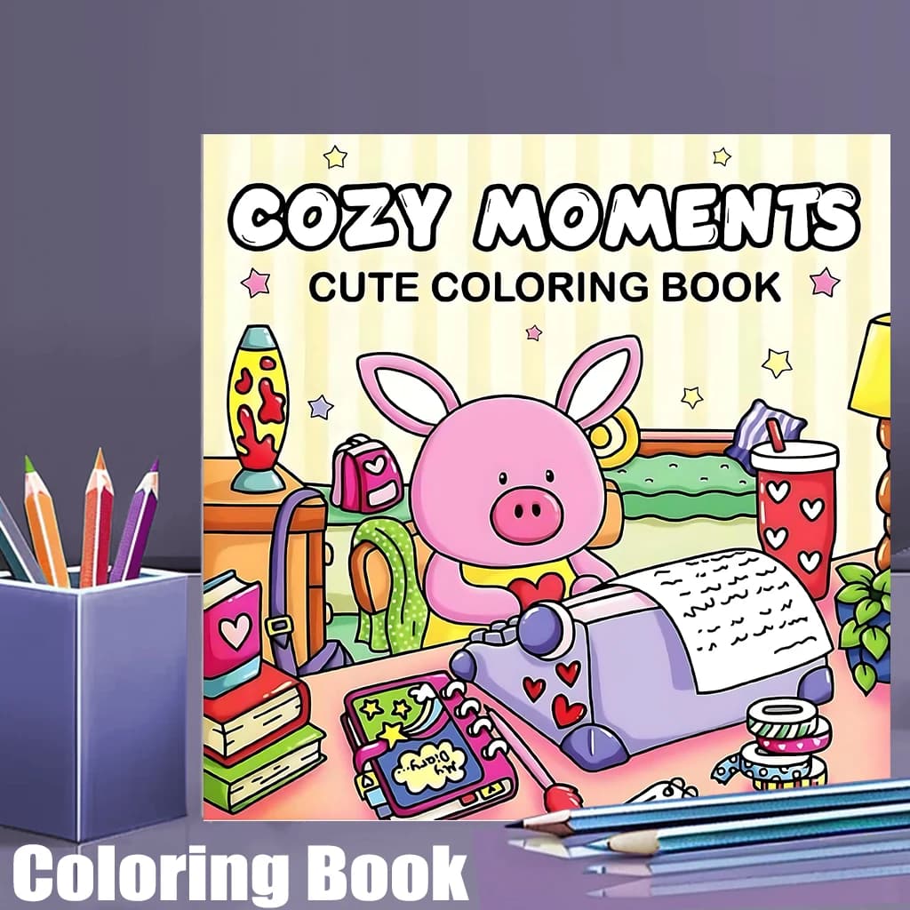 28 Pages Girl's Dog Coloring Book for Adult | Colouring Book, Drawing Supplies for Christmas, Thanksgiving