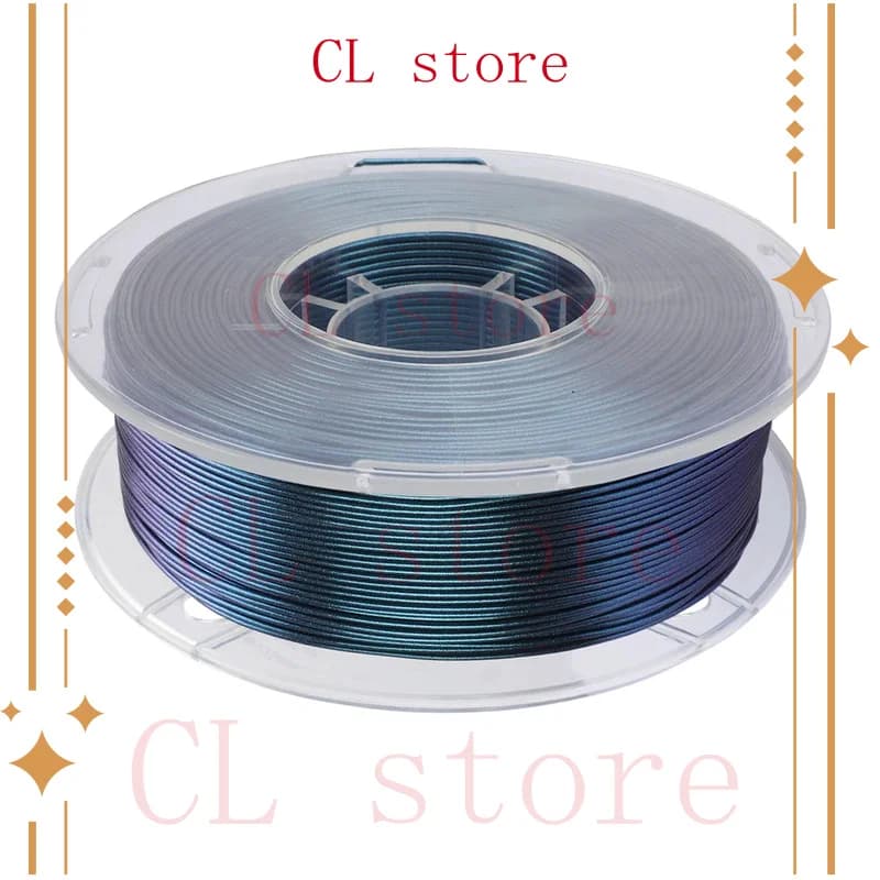 PETG filament in titanium burnt 1,75 mm 1 kg 3D printer filament material PLA chameleon Changing colors with high light flange