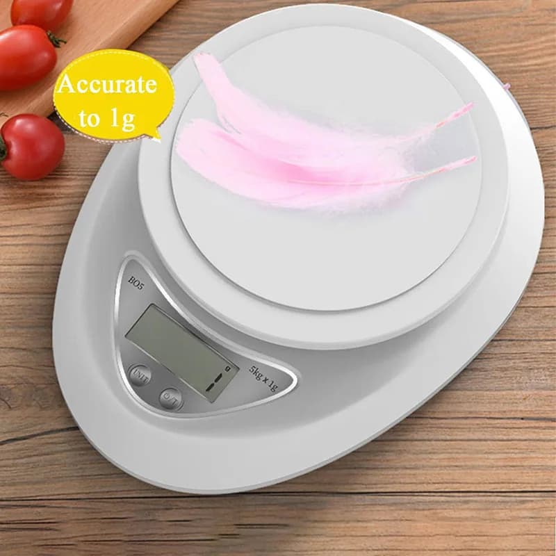 1PC Led Electronic Scales 5Kg/1G Food Coffee Balance Measuring Weight Portable Digital Baking Scale Kitchen Accessories Tools