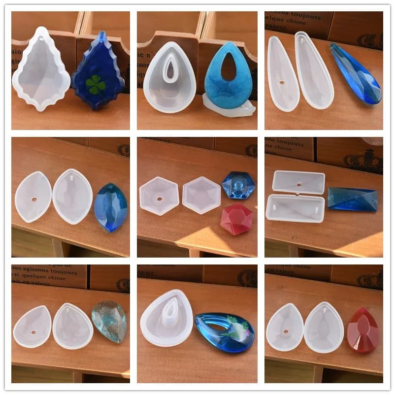 SNASAN ciondolo stampo in Silicone creazione di gioielli in resina stampo in Silicone strumento fatto a mano orecchini Rpoxy