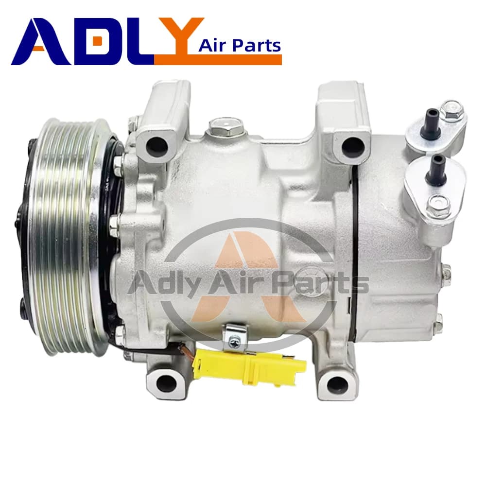 SD6V12 Aria Condizionata Compressore AC Per Peugeot 307 206 Partner 6453LS 6453JL 6453JP 6453KS 6453LF 9646273880 9639078180