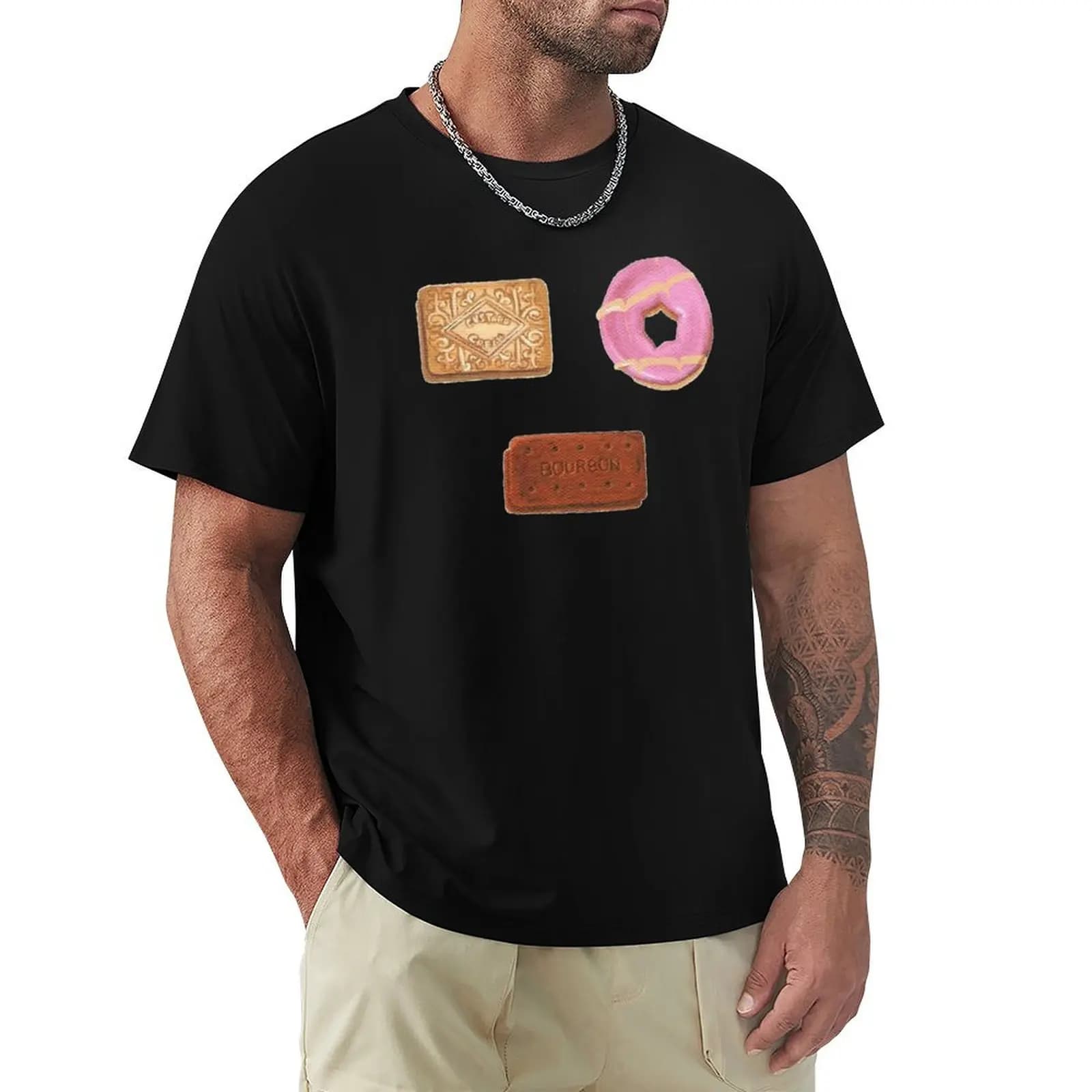 Biscuits: Custard Cream, Party Ring e Bourbon T-Shirt T-shirt sportiva leggera e basic