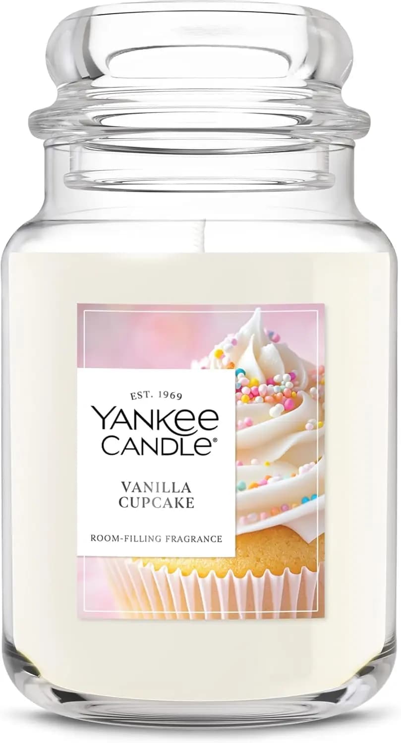 Candela Profumata alla Vaniglia, Barattolo Grande da 22oz, Durata 150 Ore, Ideale come Regalo