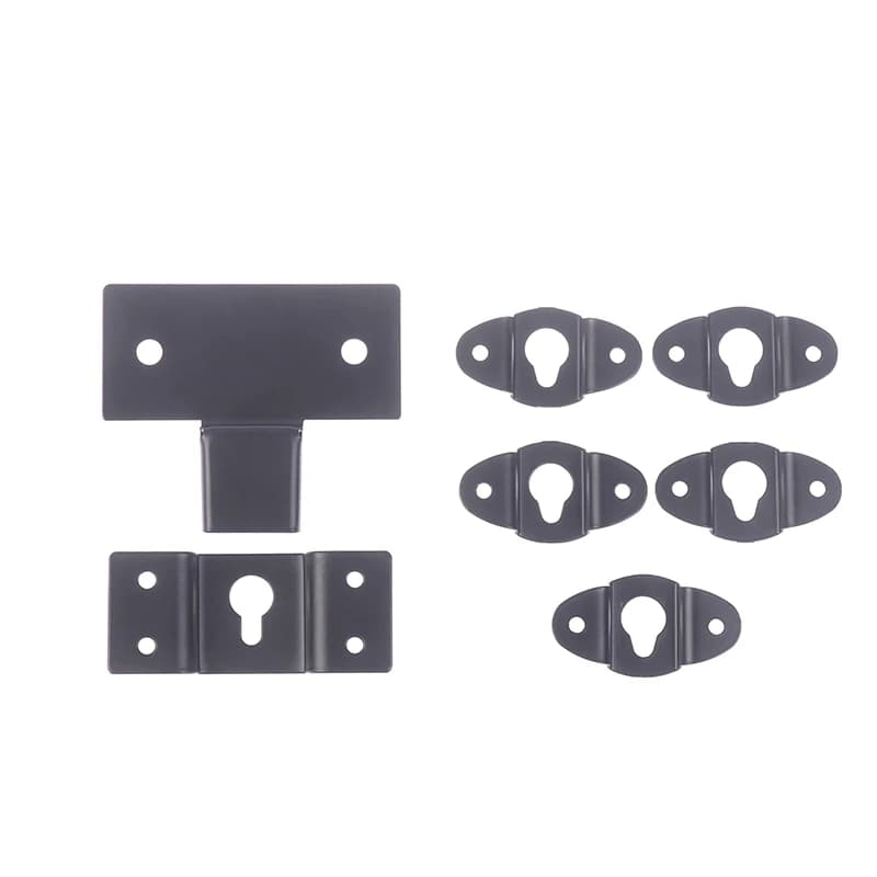 1Set Metal Speaker Brackets Stand Black Wall Mount Iron Hook Hanger Plate For Speaker Surround Sound Bracket Easy To Install