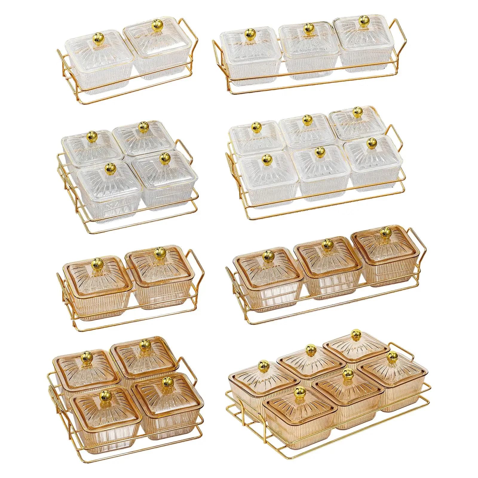 Creative split flow plate with serving tray cover for flat appetizers for Snack food box nuts for nuts