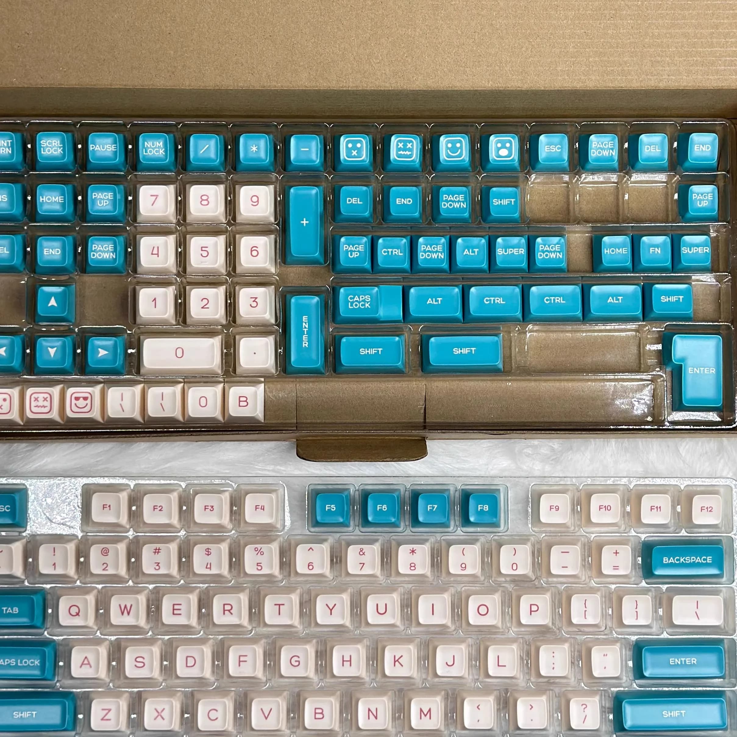 GMK Lake Blue Keycap SA Profile Keycaps PBT Double Shot Key Caps Set ISO Enter 7U Barra spaziatrice per KIT tastiera meccanica personalizzata