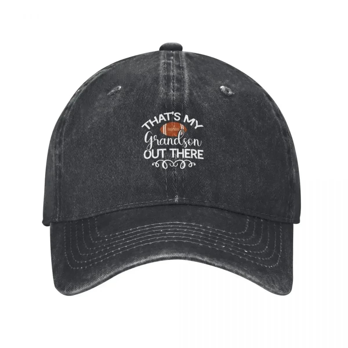 That's My GrandSon Out There Football Baseball Cap Sun Hat For Children Ball Cap New Hat beach hat For Girls Men's