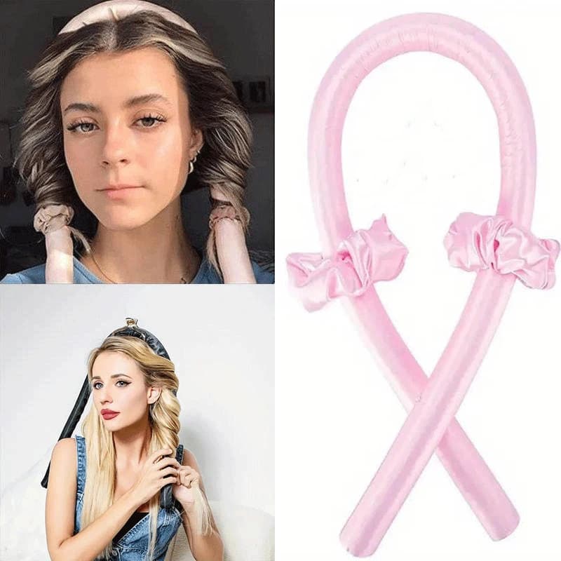 1/2 pieces of heatless hair curler, pearly sponge rollers, hair curling sticks without heat damage, popular tools for hair styling to create waves