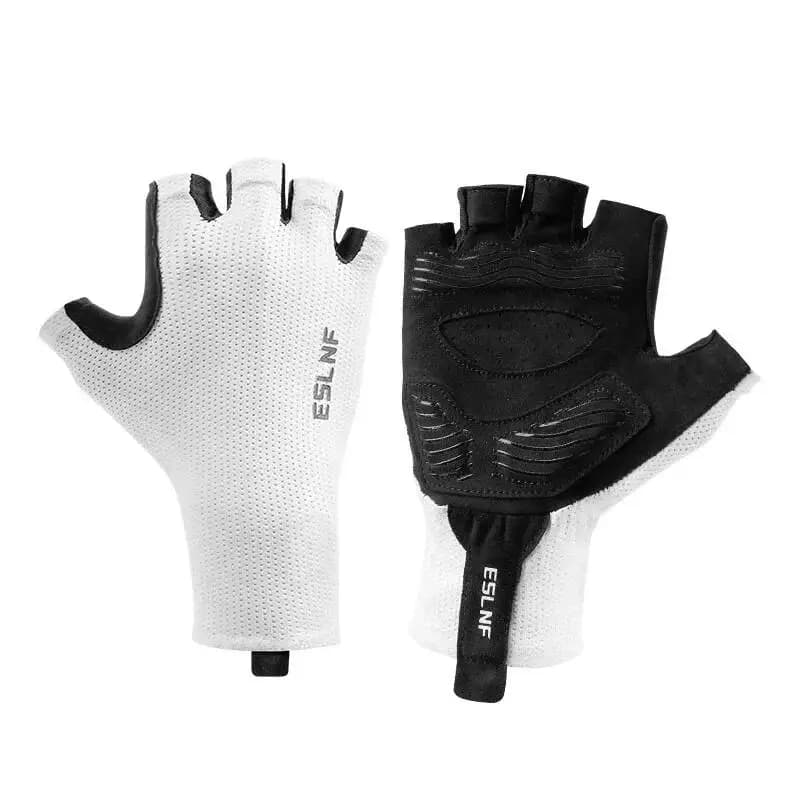 Guanti da ciclismo ESLNF estivi traspiranti a mezze dita, antiscivolo, resistenti all'usura, per fitness, palestra e bici, per uomo e donna