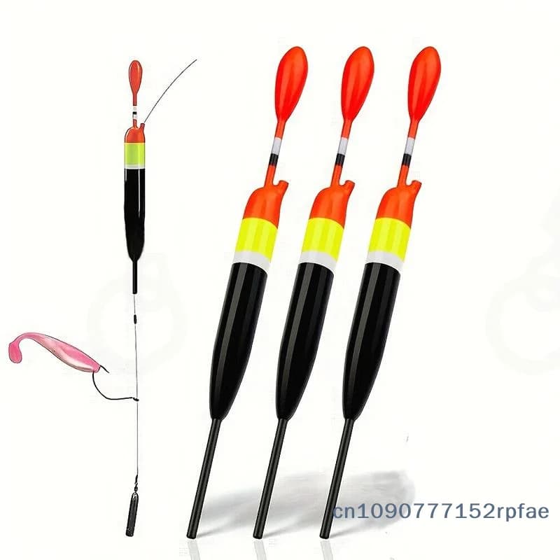 {NN72} Premium Balsa Wood Slip Floats For Saltwater And Freshwater Fishing Includes Bobber Stops And Drop Weights
