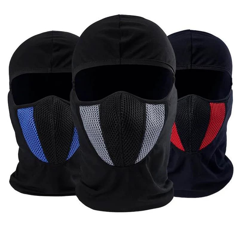 Breathable Motorcycle Sunset with integral mask for men cycling sport anti-dust headgear