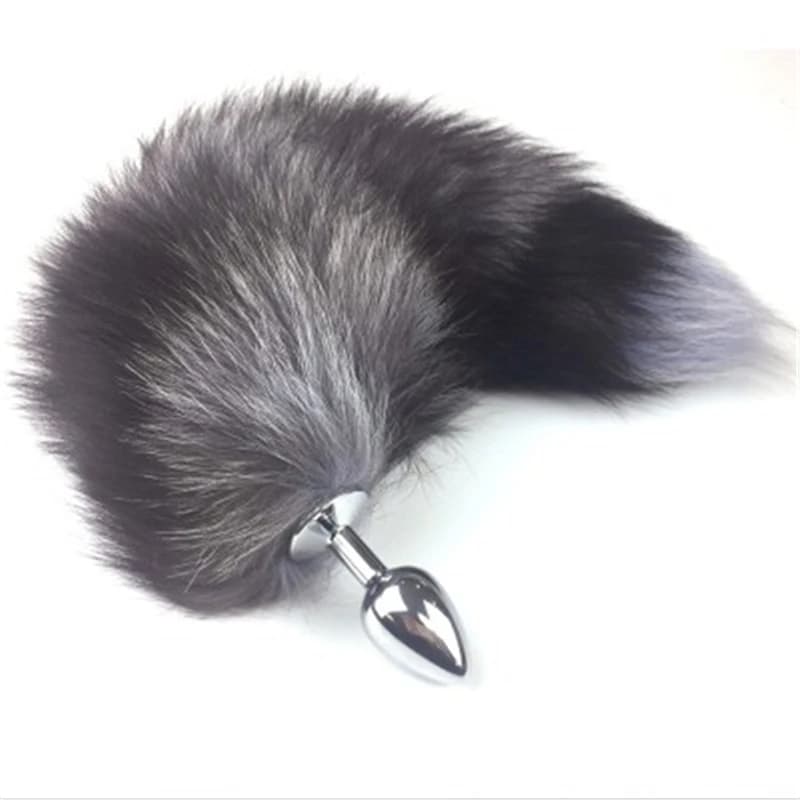Coda di volpe Plug anale giocattoli del sesso per le donne coppia prodotto del sesso per adulti Cosplay Stainles acciaio Plug anale forniture per adulti Sex Shop dildo