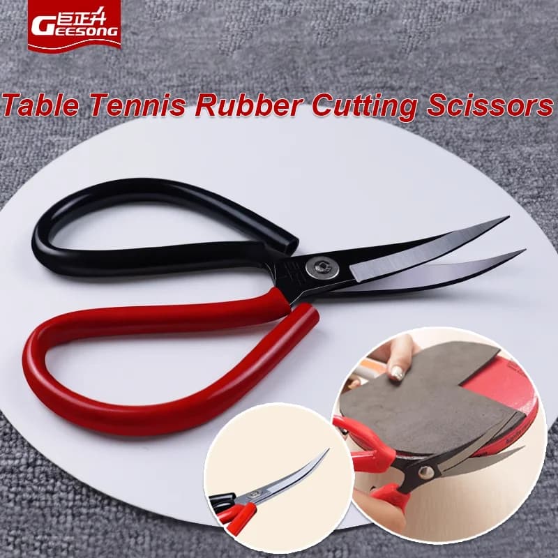 Ping pong rack Special rubber elbow scissors Ping pong rubber cutting knife Sharp and durable cutter with comfortable handle