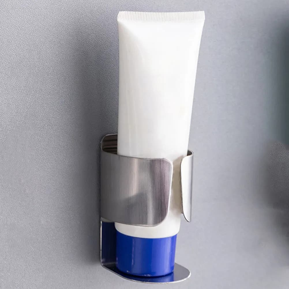 Set di 3 Portaspazzolini da Parete in Acciaio Inox per Spazzolini Elettrici, Organizzatore Salvaspazio per Bagno, Senza Chiodi