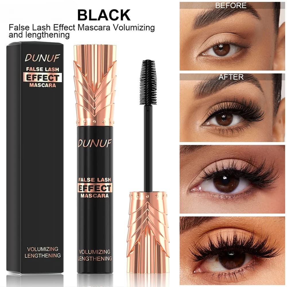 24 hour black mascara volumizing waterproof elongation curling effect to be worn all day long for sensitive eyes everyday use