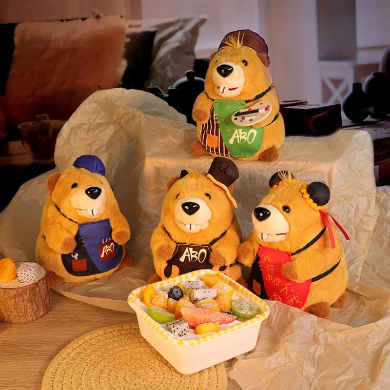 ABO Yell Mates Series Blind Box Funny ABO Ahhh Show Pinch Toy Mystery Box Marmot Action Figure Doll Surprise Bag Ornament Gift
