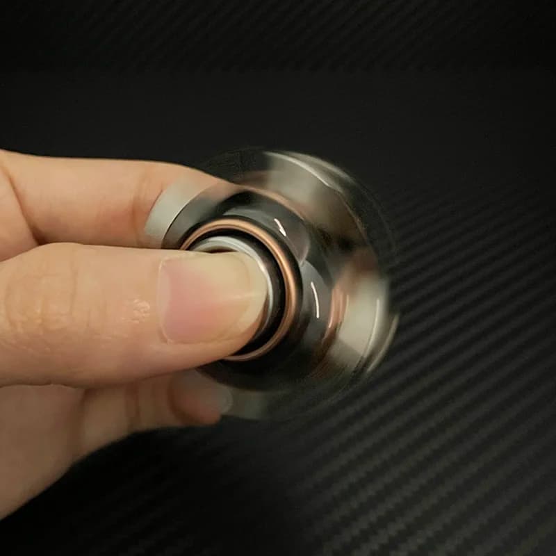 X-BONE Tiger Cuscinetto multiplo EDC Fidget Spinner Mano in metallo Spinner Fidget Toys Strumento ADHD Desktop da ufficio Giocattoli antistress
