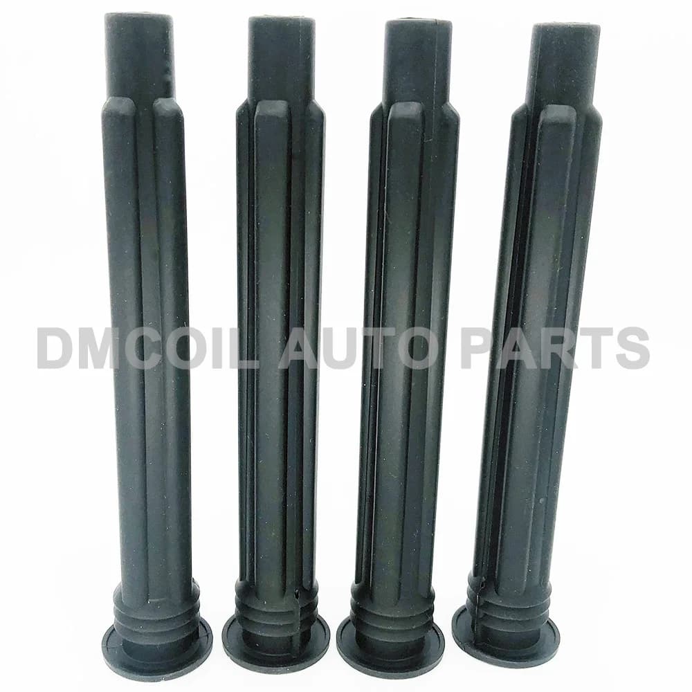 4 PCS IGNITION COIL RUBBER BOOTS WITH SPRING FOR CHRYSLER DODGE JEEP CHEROKEE COMPASS RENEGADE 1.3T 2.4 2012- 68080580AB UF751