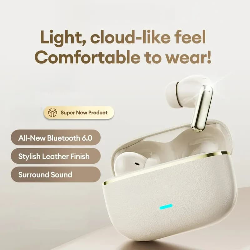 Lenovo LE208 Wireless Headphones Call ENC Noise Cancellation Bluetooth V6.0 HIFI Headphones HIFI Audio Headphones HD call with microphone