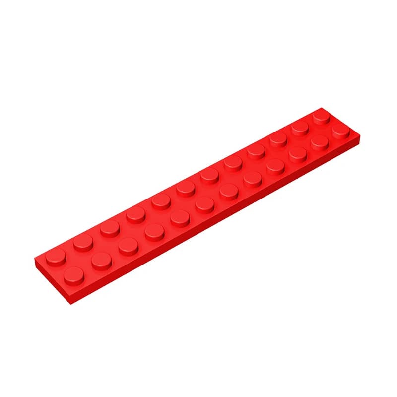 Gobricks GDS-515 Piastra 2 x 12 compatibile con lego 2445 pezzi di blocchi di costruzione fai da te per bambini Piastra di particelle fai da te