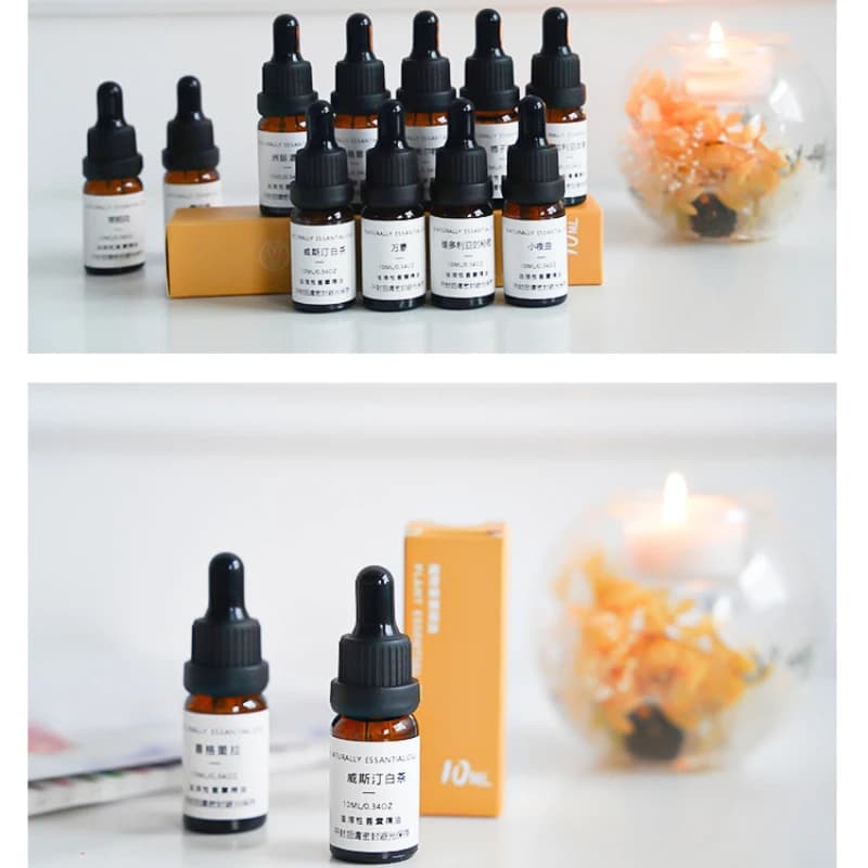 Olio profumato senza fiamma con estratto vegetale naturale da 10 ml, perfetto per candele fai da te, gesso e diffusori di aromi, forniture per la produzione di candele