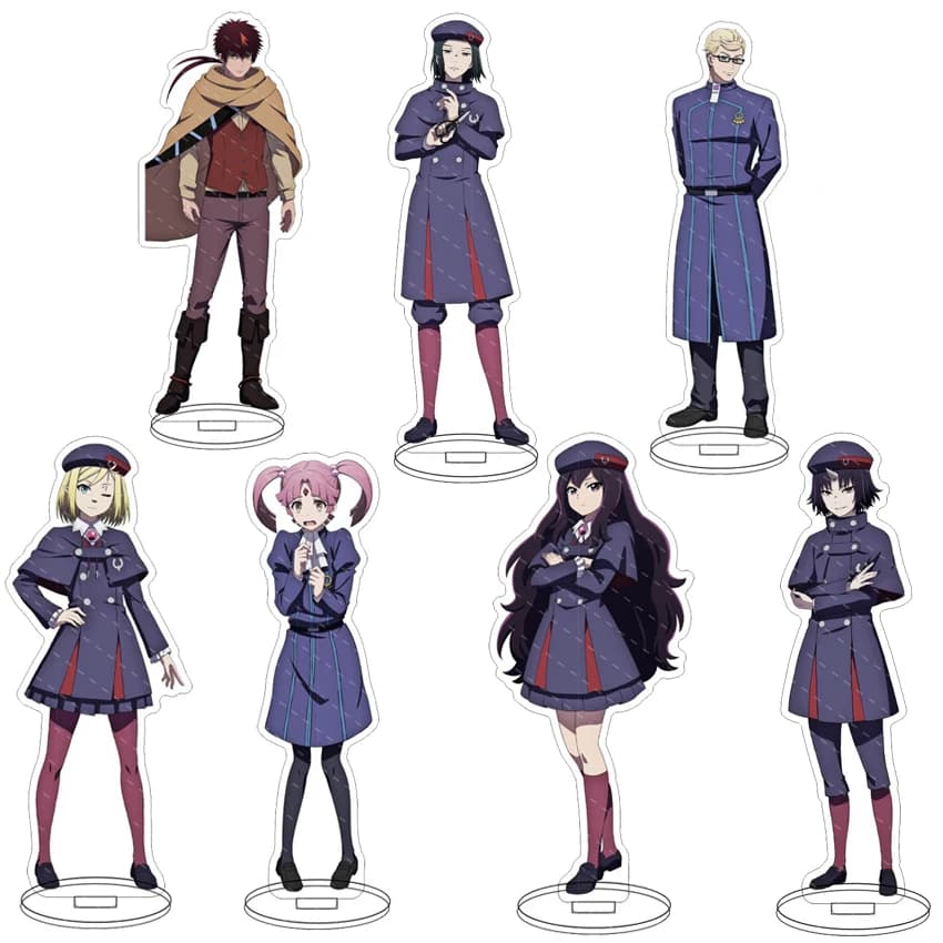 16CM Anime Acrylic Stand Clevatess Season 2 Alicia Glenfor Clevatess‌ Kuren Luna Cos Figure Ornaments Exquisite Gifts